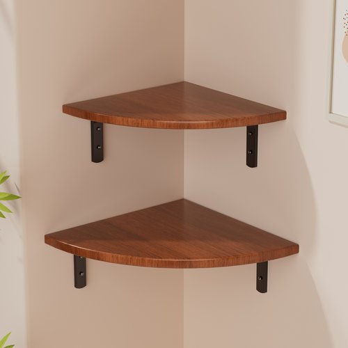 墙上置物架三角架玄关墙角支架木板壁挂式客厅墙面装饰转角书架