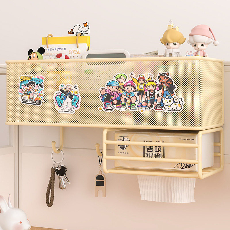 办公室置物架搁板挂篮悬挂收纳盒