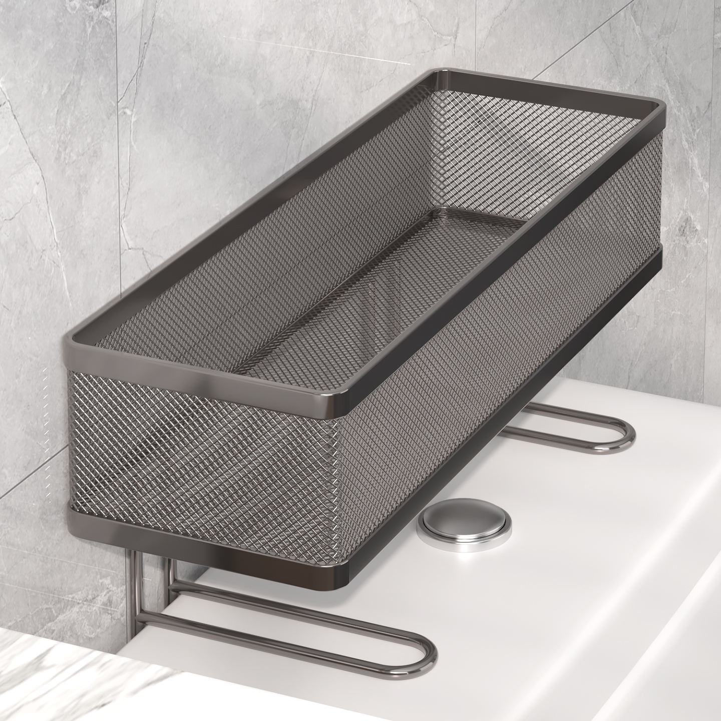 马桶上方收纳架免打孔多功能