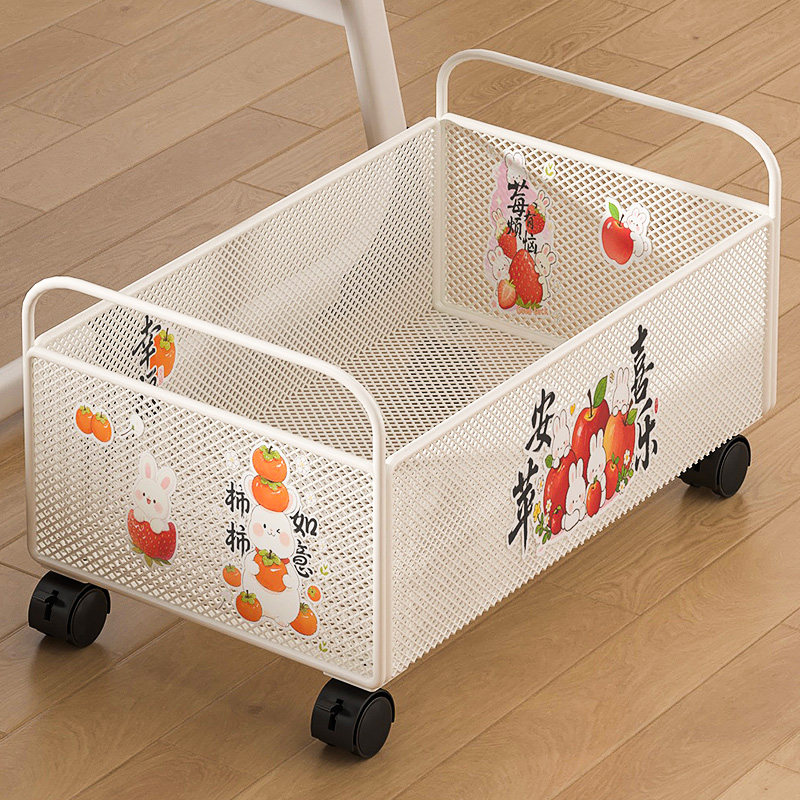 书本收纳箱学生教室用装书箱子桌下带滑轮收纳筐储物箱书包置物架,收纳整理,收纳箱,淘宝优惠券,粉丝福利购,淘宝优惠卷