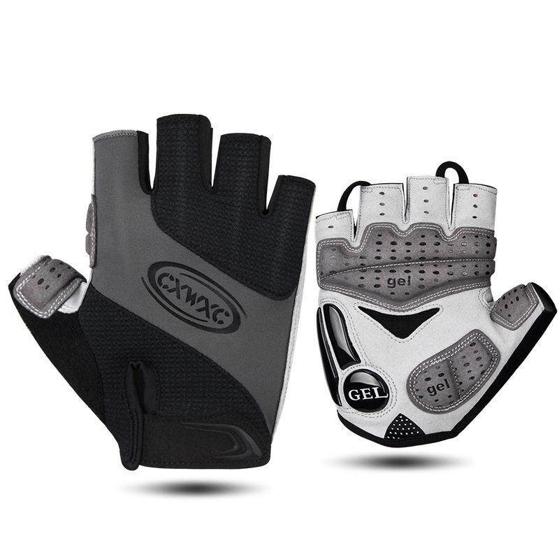 CXWXC 自行车骑行半指手套登山自行车健身车减震户外运动装备