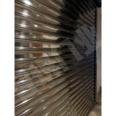 上海智识门业不锈钢型材抗风卷帘门车库门厂房工厂烤漆防盗