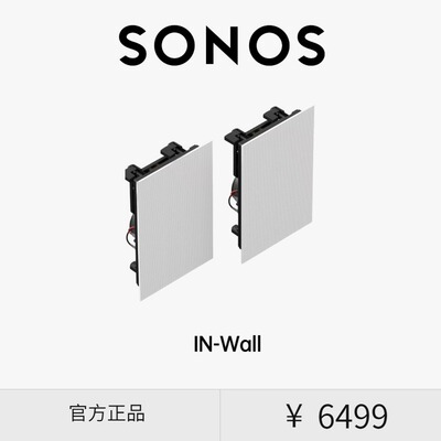 Sonos  In-Wall 无源入墙式扬声器家庭背景音乐音响家庭影院音响