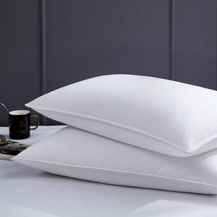 酒店宾馆专用枕头枕芯羽丝软枕定型枕荞麦枕单人枕五星级床上用品