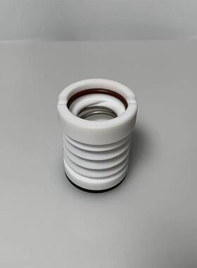 塑宝三川宏白色弹簧前轴封通用水封密封圈大头泵配件耐腐蚀水泵