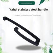 卫生间卫生间把手淋浴房滑动玻璃门磨砂黑色把手滑动门把手304不