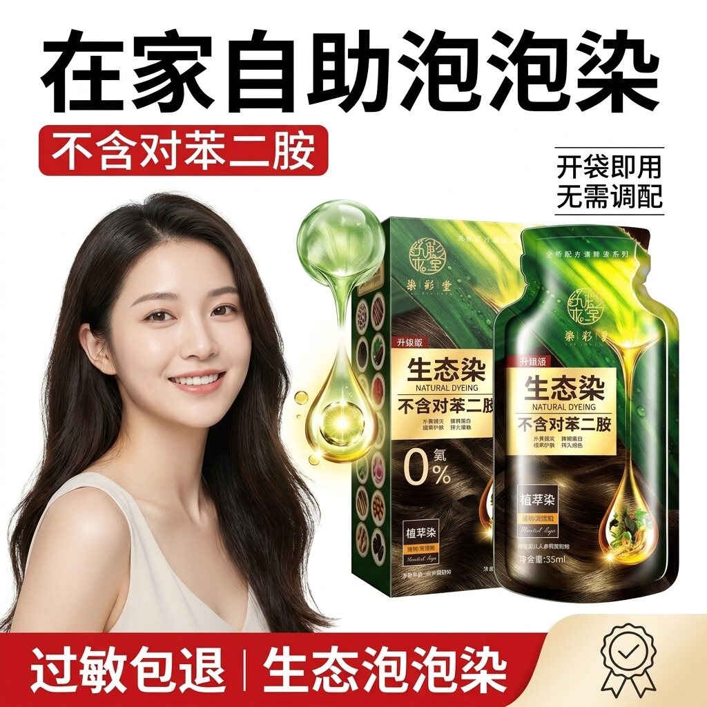 孕妇可用染发剂植物纯旗舰店正品