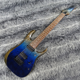 入门乐手101 RGD7521PB七弦电吉他印产蓝色渐变Dimarzio Ibanez