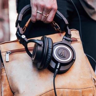 HIFI专业高保真耳返监听耳机 M50x头戴式 入门乐手101 铁三角ATH