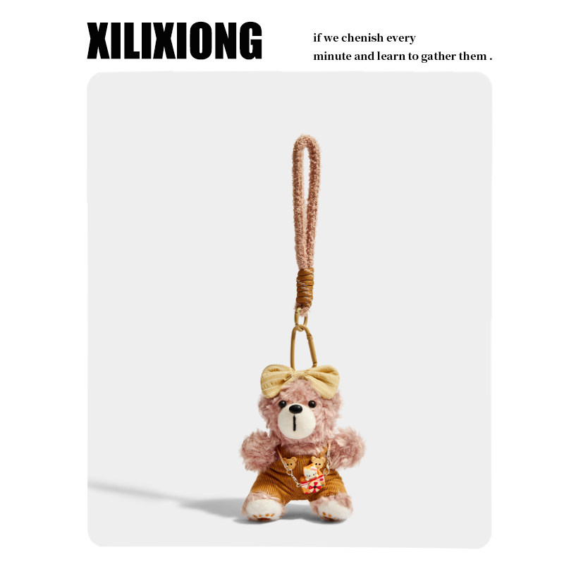 XILIXIONG原创毛绒相机小熊包挂件少女心钥匙扣车挂饰圣诞节礼物,服饰配件/皮带/帽子/围巾,包挂件,淘宝优惠券,粉丝福利购,淘宝优惠卷