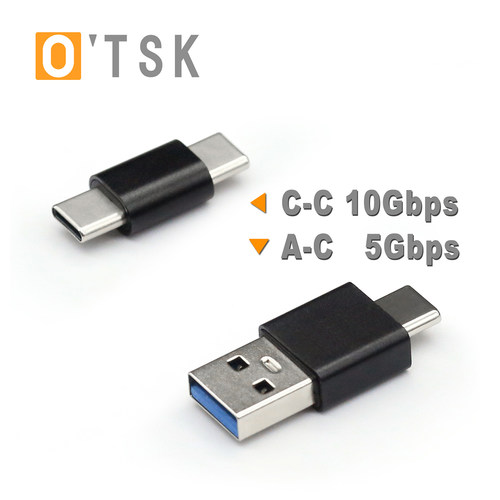 Typec转USB3.0转接头Type-c对Type c 10Gbps固态硬盘盒转U盘