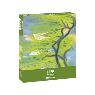 BOFF雾绿流动728p绿色拼图减压玩具成人超高难度潮玩小众女生礼物