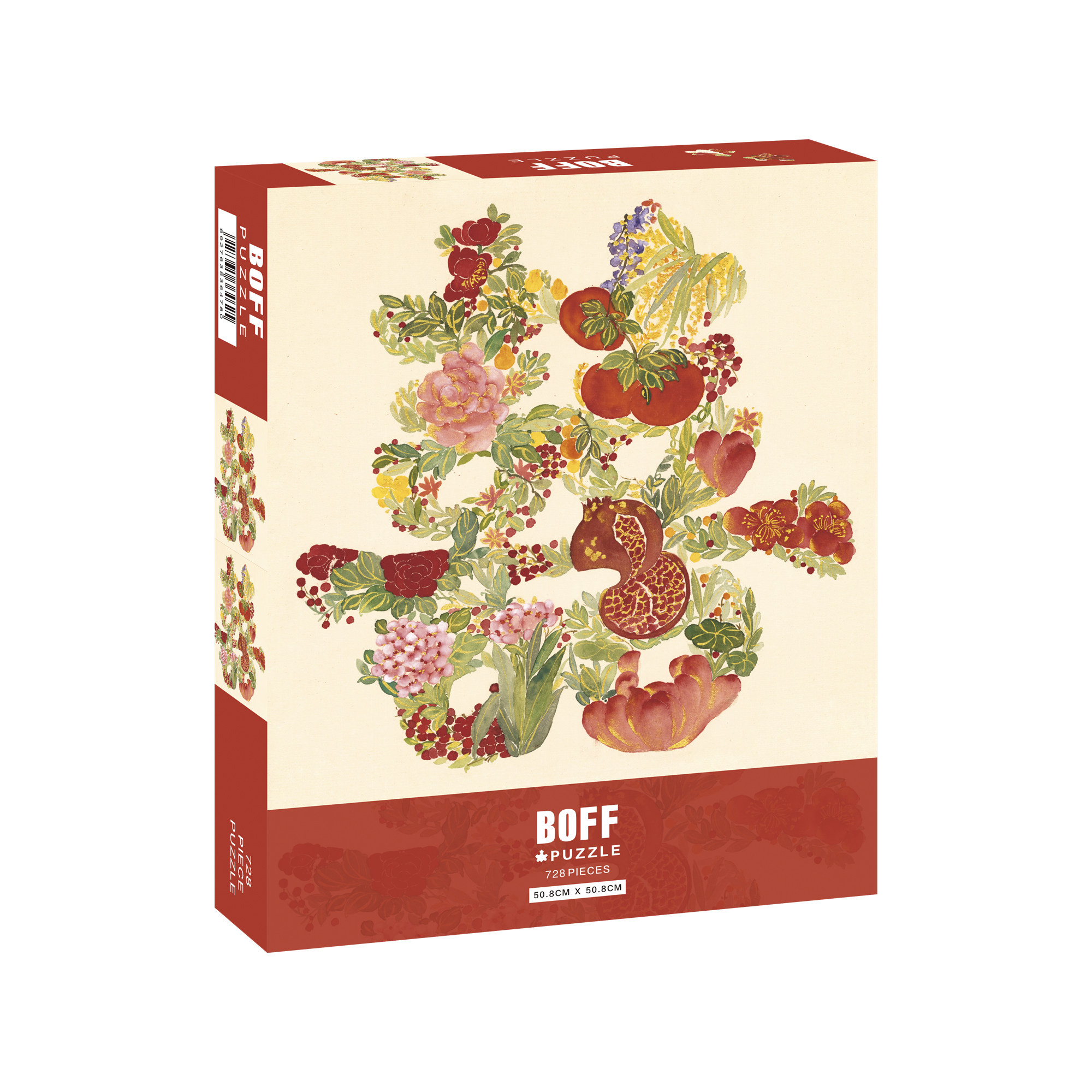 BOFF繁花双喜图728片新中式婚礼拼图成人情侣礼物潮玩新年装饰,玩具/童车/益智/积木/模型,拼图/拼板,淘宝优惠券,粉丝福利购,淘宝优惠卷