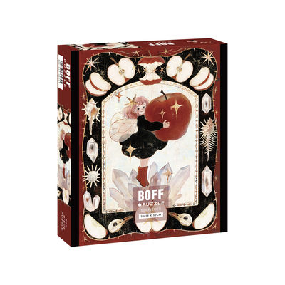 BOFF苹果水晶和星星500p闪耀复古卡通简约插画拼图小众装饰画解压