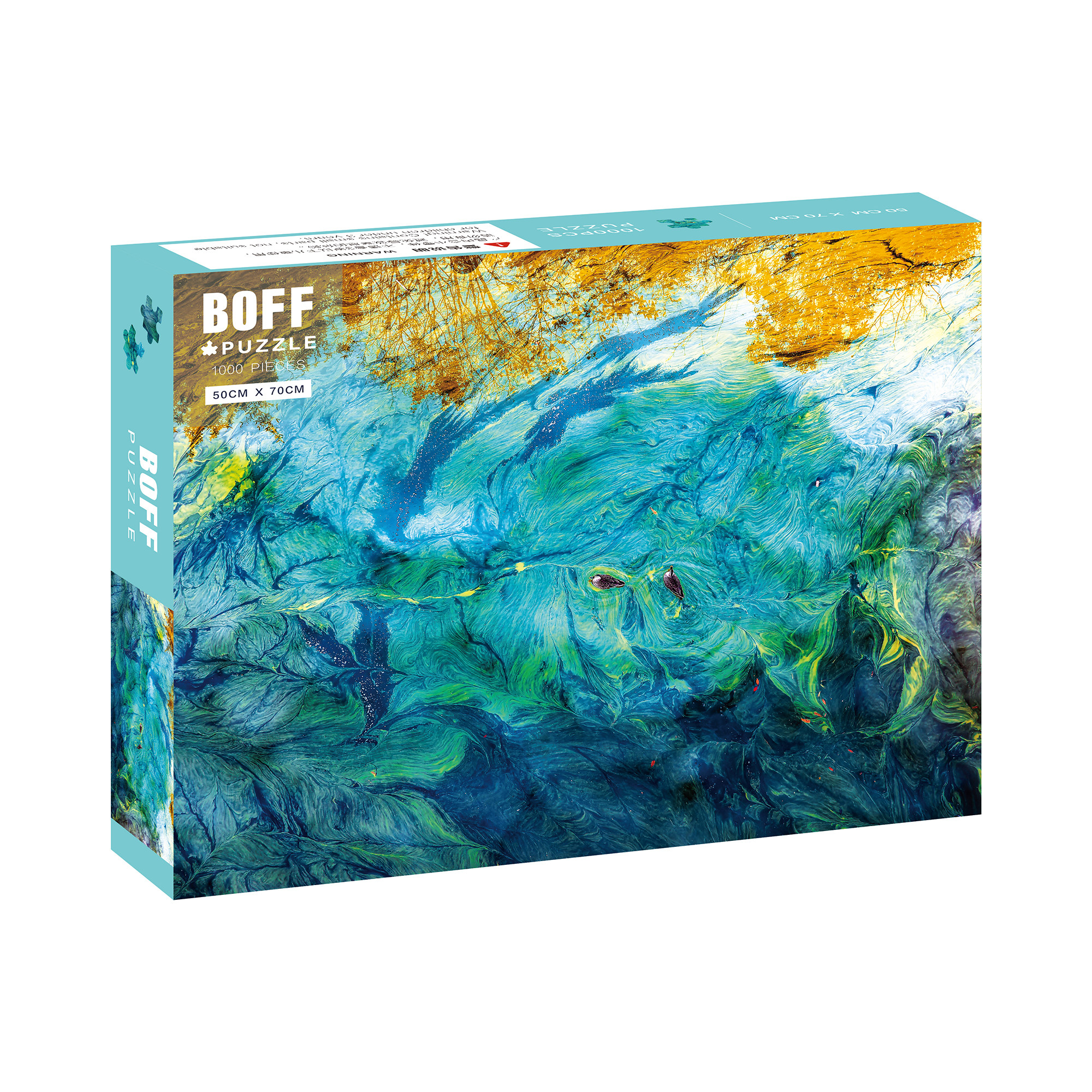 BOFF《藻痕·共生纪》1000片摄影获奖作品自然风光成人拼图高难度