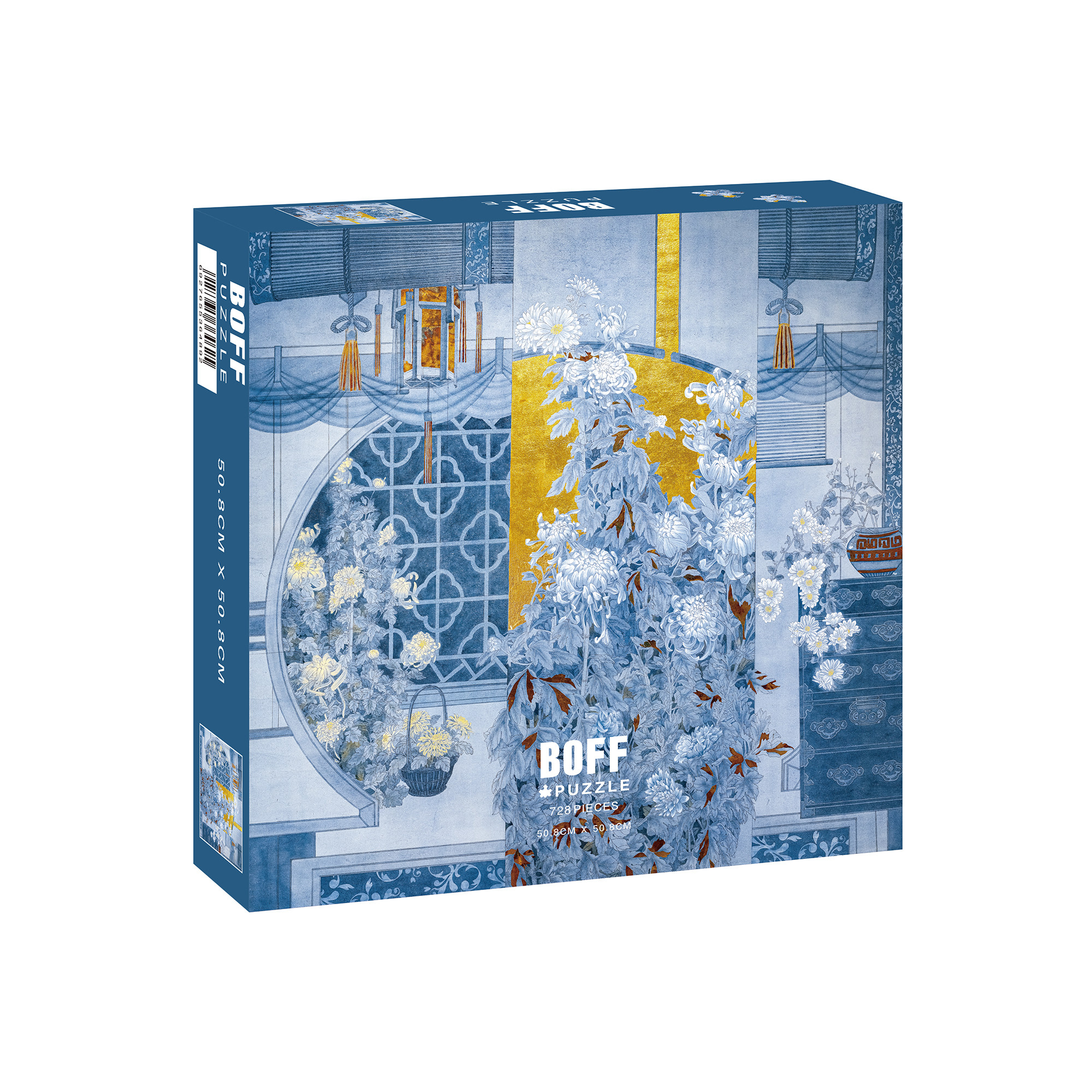 BOFF 【毕设作品】金隅728片新中式手绘拼图玄关玩具潮玩女生礼物