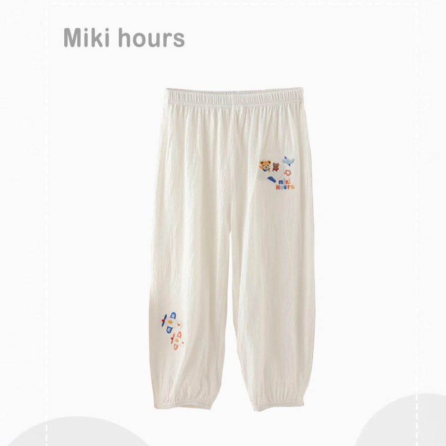 Miki童装儿童春夏新款防蚊裤裤子