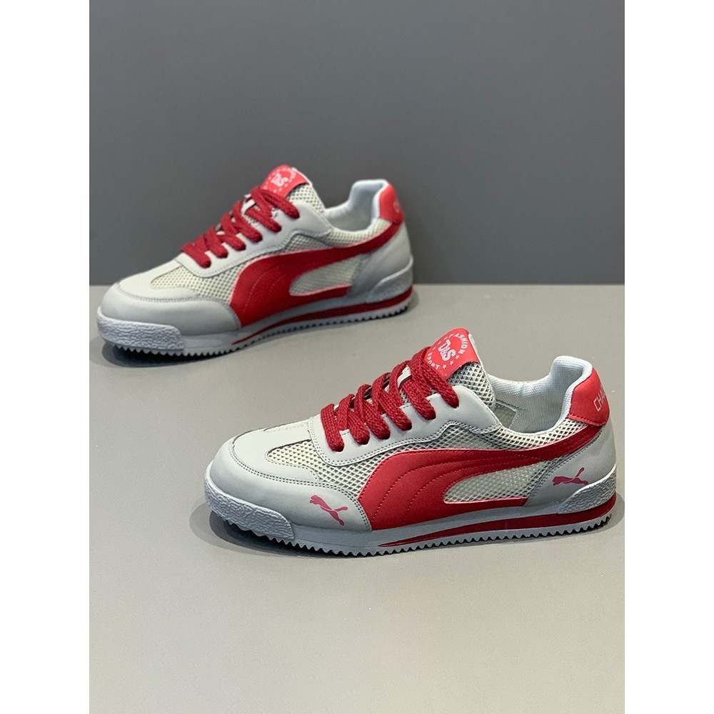 正品牌官方男鞋秋季新款透气网面运动休闲德训鞋轻便软底阿甘鞋复