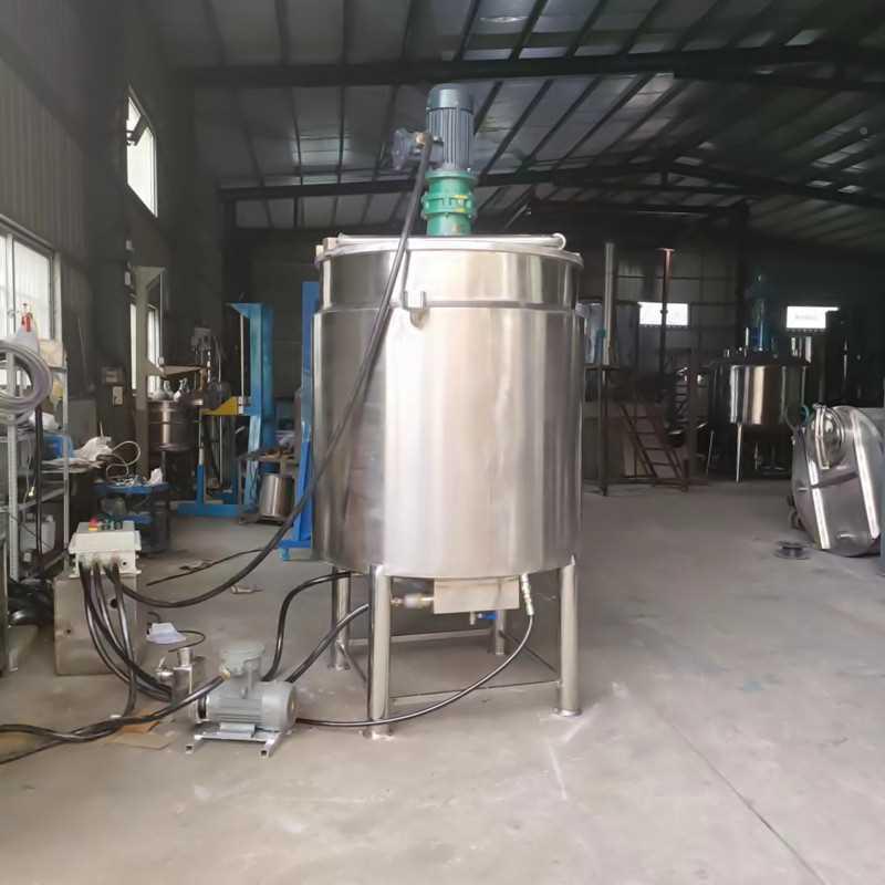 加不锈光亮剂搅拌 聚氨YM-J-系酯机电热钢反应釜 四轮式移动搅拌