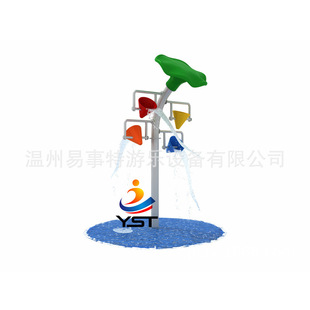 厂家直销/戏水小品 儿童乐园设备 水上乐园/荷叶翻水桶质量保证