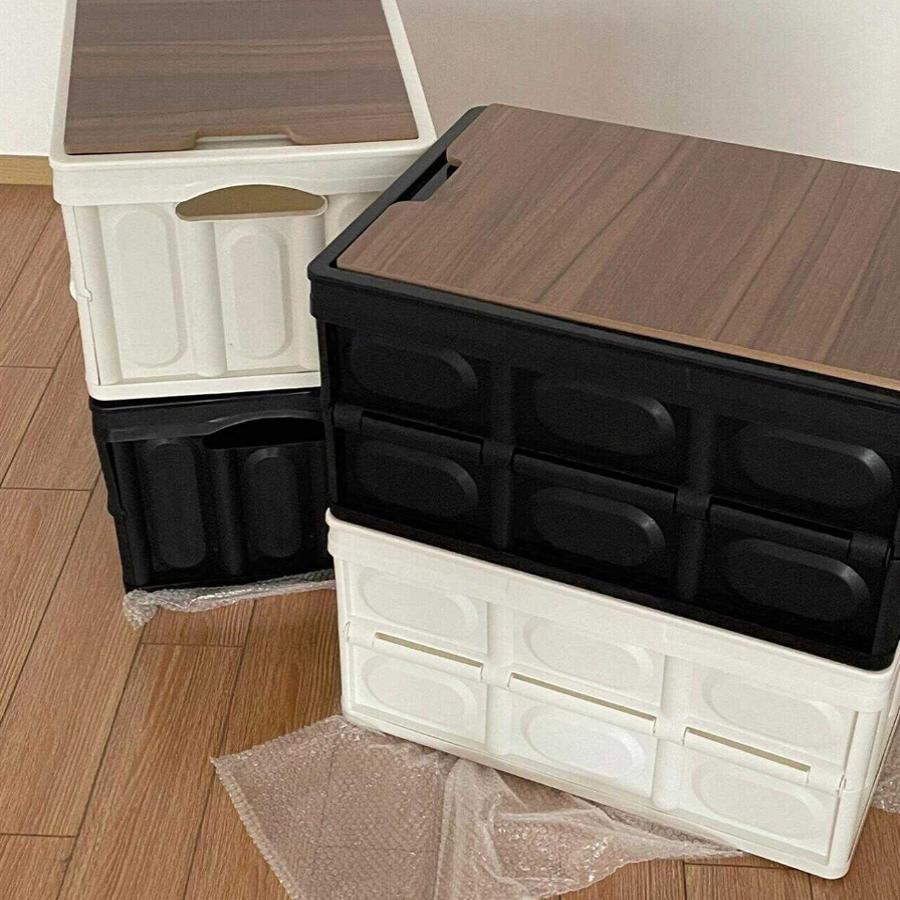 超级大号收纳箱户外简约露营折叠箱宿舍收纳储物箱家用带盖可折叠