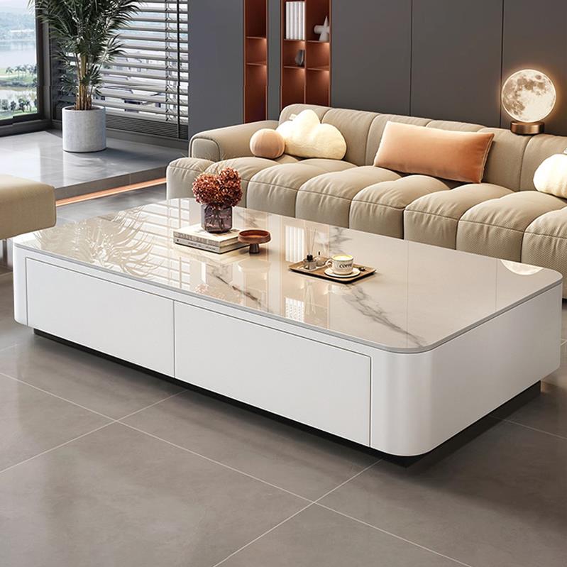 茶几岩板客厅家用2025新款电视柜组合现代简约小户型高级落地茶几