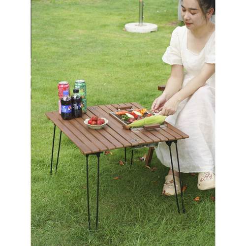 烤立方折叠桌户外折叠桌便携式野餐桌子露营摆摊桌地摊桌吃饭桌