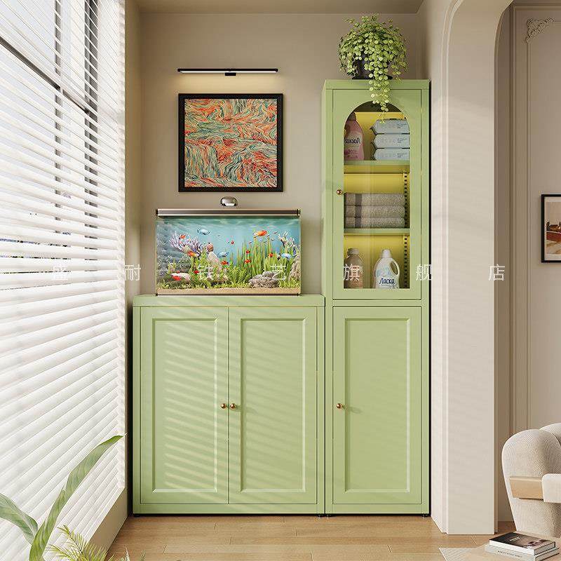 阳台储物柜防晒家用杂物大容量收纳置物柜矮柜简易飘窗柜落地柜子,住宅家具,阳台柜,淘宝优惠券,粉丝福利购,淘宝优惠卷