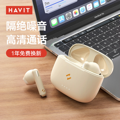 原初者S3Por蓝牙耳机4麦ENC降噪游戏追剧低延迟通话清晰半入耳式