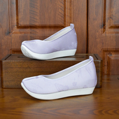 戏曲翘头女鞋 锦袍仙古风汉服鞋 女增高登云履厚底明制古装 白色百搭