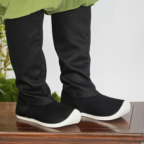 锦袍仙原创汉服靴子皂靴男士婚鞋