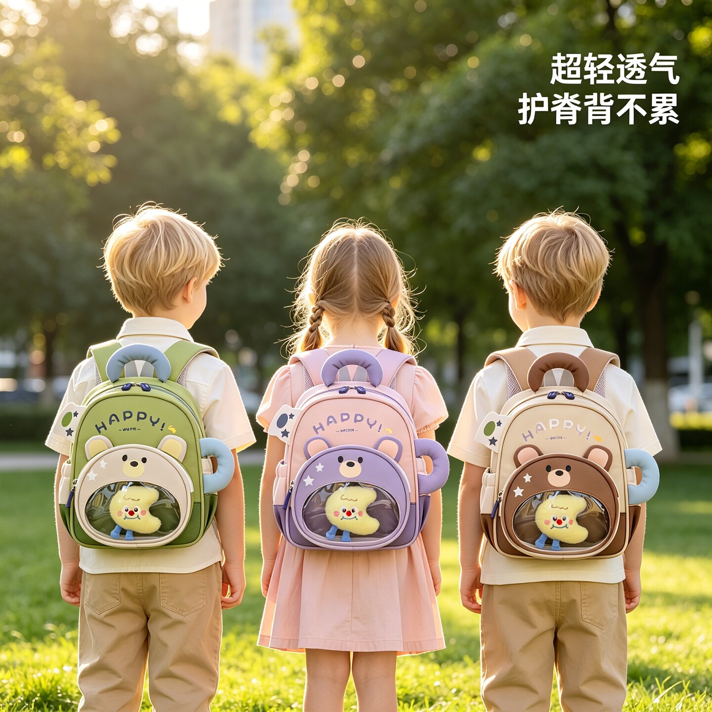儿童书包女生小学生幼儿园一年级宝宝男孩子出游轻便背包男童婴儿