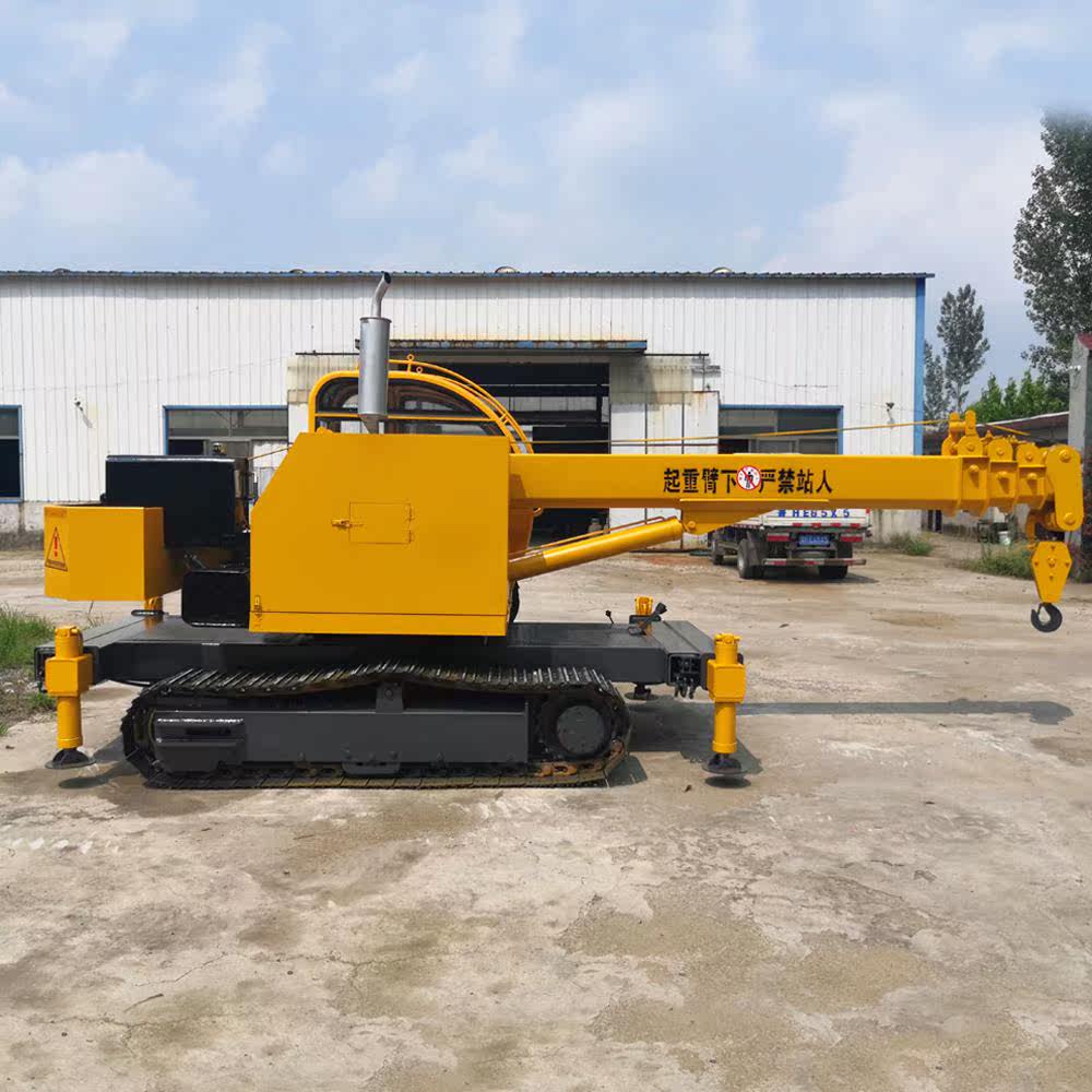 全地形履带式吊车小型履带蜘蛛吊机6吨钢制履带自制起重机