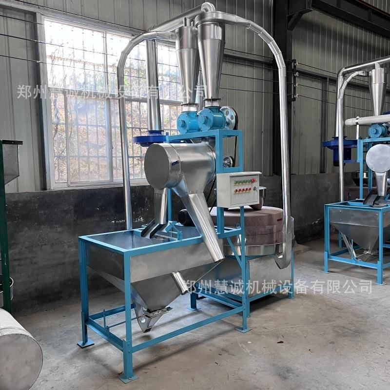 小型电动小麦面粉石磨机50型豆浆米浆石磨机全自动石磨肠粉机