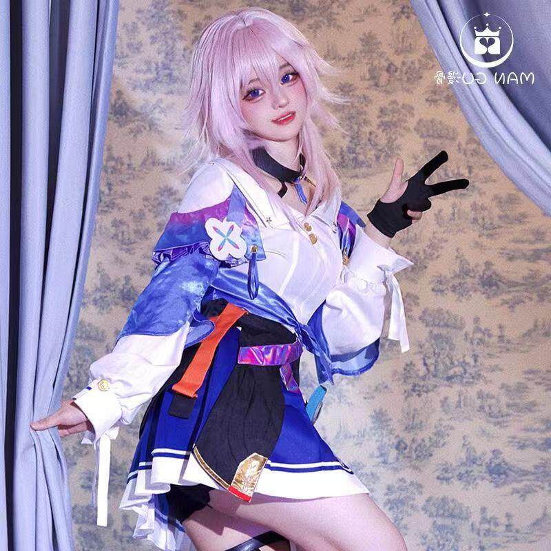 崩坏星穹铁道cos服三月七cosplay游戏动漫萝莉少女角色扮演服