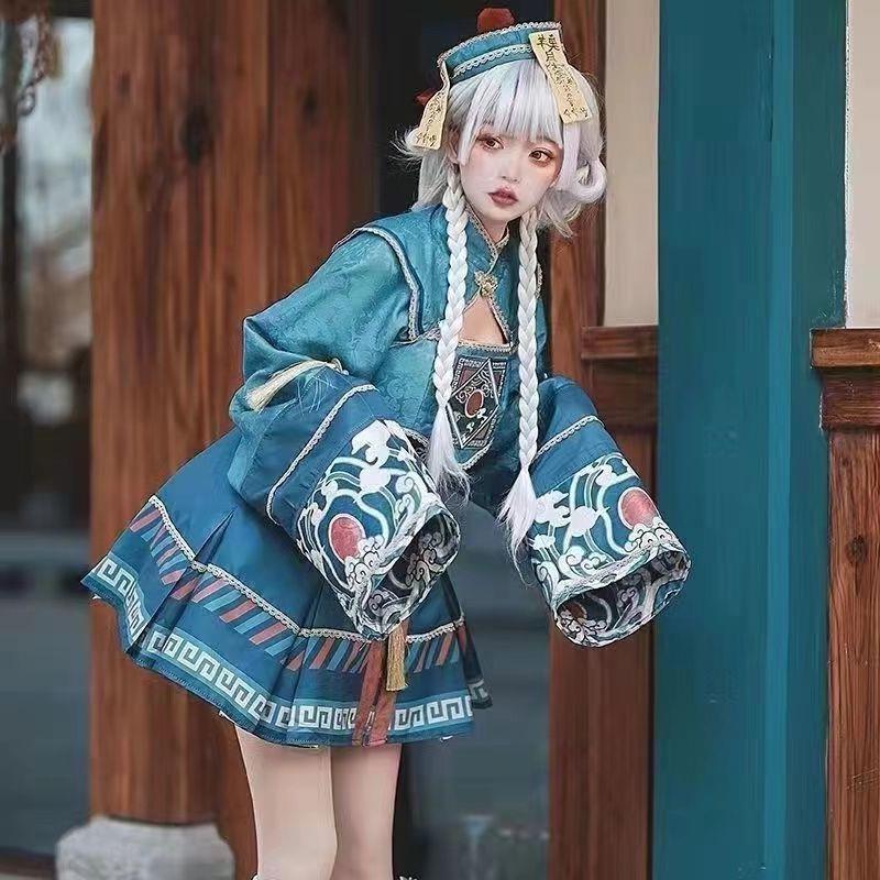 万圣节小僵尸全套Lolita万圣节服装角色扮演cosplay女装洛丽塔连