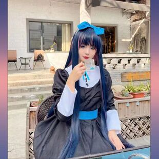 万圣节Panty吊带袜天使cos服潘迪cos服史朵巾全套动漫女仆装COSPL