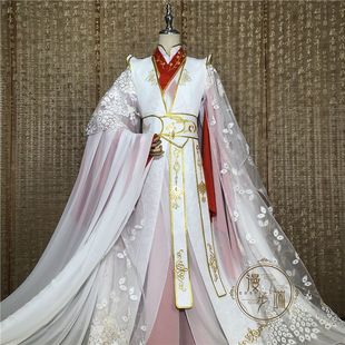 万圣节现货天官赐福太子悦神cos服谢怜古风cosplay红白金古风孔雀