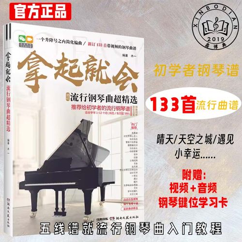 新版高清示范视频133流行钢琴曲