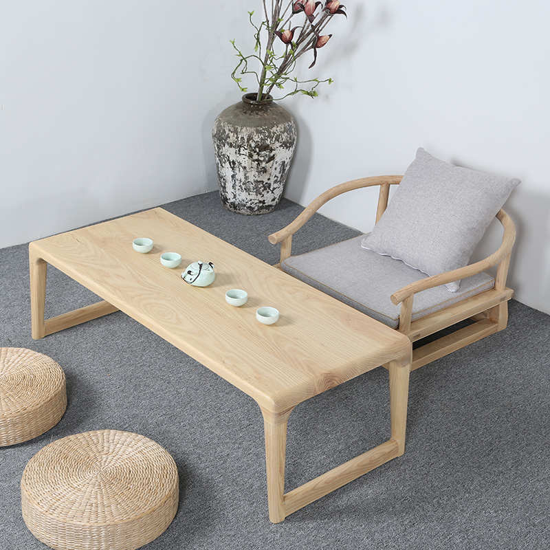 茶几日式中式榻榻米桌桌子v家用窗飘阳台茶桌几禅意实木新矮轻炕