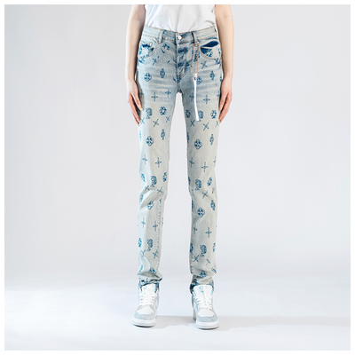 PUR jeans牛仔裤男修身显瘦欧美式高街基础款潮牌修身紧身小脚裤