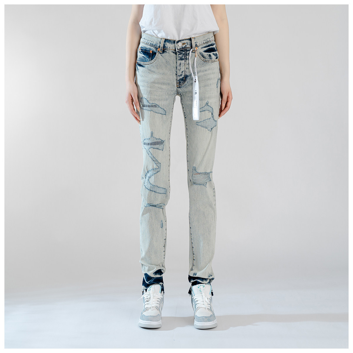 PUR jeans牛仔裤男修身牛仔裤