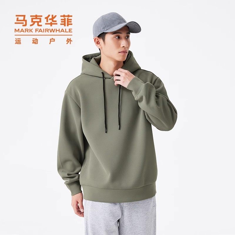 马克华菲2023秋冬新款长袖上衣时尚潮流男女户外休闲情侣连帽卫衣