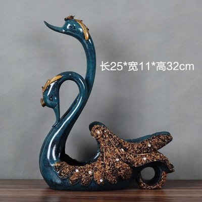 红装饰品餐边摆件酒架酒托高档感轻奢酒柜大气柜餐桌天鹅客厅高级