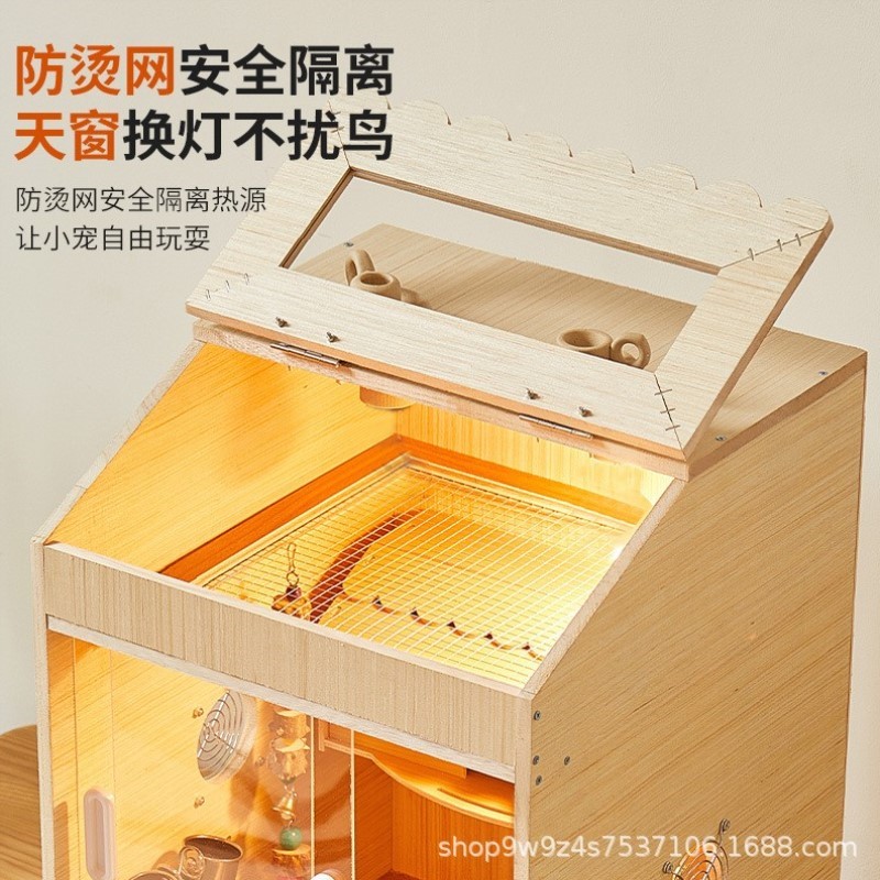 恒温箱一体便携加热冬季保温箱智能家用专用除臭加温鹦鹉鸟类笼子