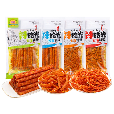 德建辣拾光五星辣棒116g辣条零食