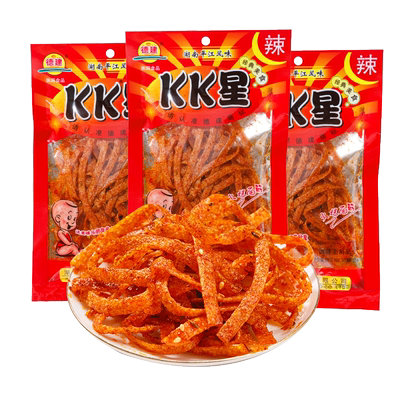 kk星辣条火爆面筋68g爆辣香辣