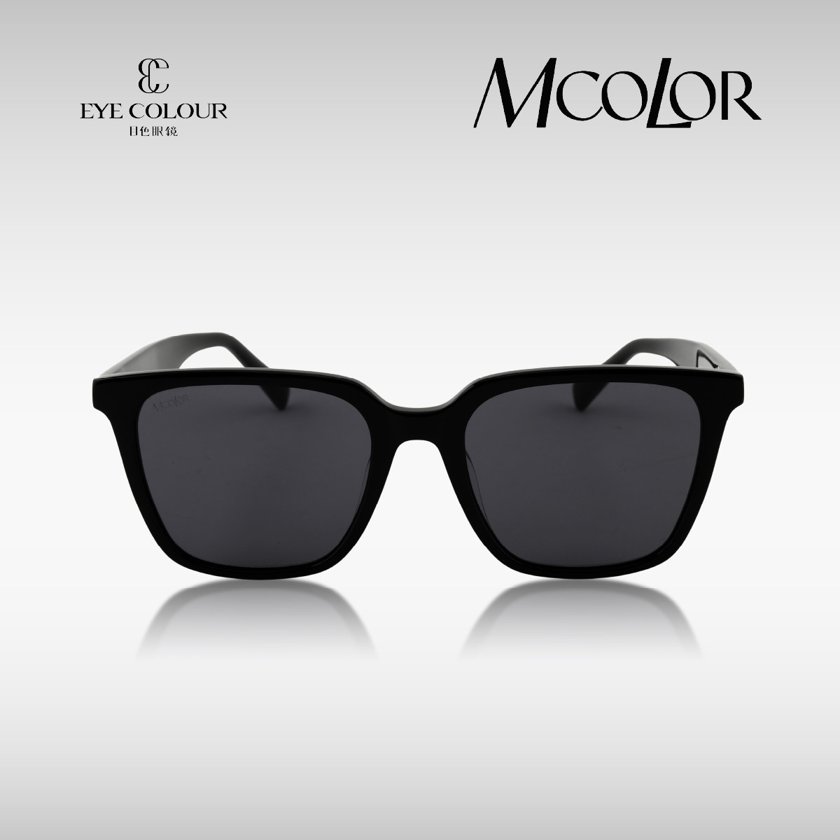 MCOLOR墨镜简约百搭方圆框明星同款时尚太阳眼镜男女Pedder