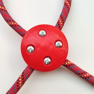 户外儿童攀爬网连接扣攀爬绳扣子绳扣绳子塑料卡扣十字交叉拼接扣