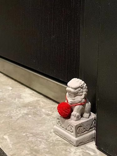 迷你看门狮迷你好运小狮子摆件